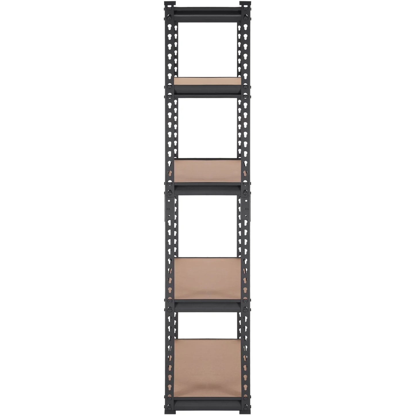 VEVOR Storage Shelving Unit, 5-Tier Adjustable, 2000 Lbs Capacity, Heavy Duty Garage Shelves Metal Organizer Utility Rack, Black, 30 L X 12 W X 60 H for Kitchen Pantry Basement Bathroom Laundry