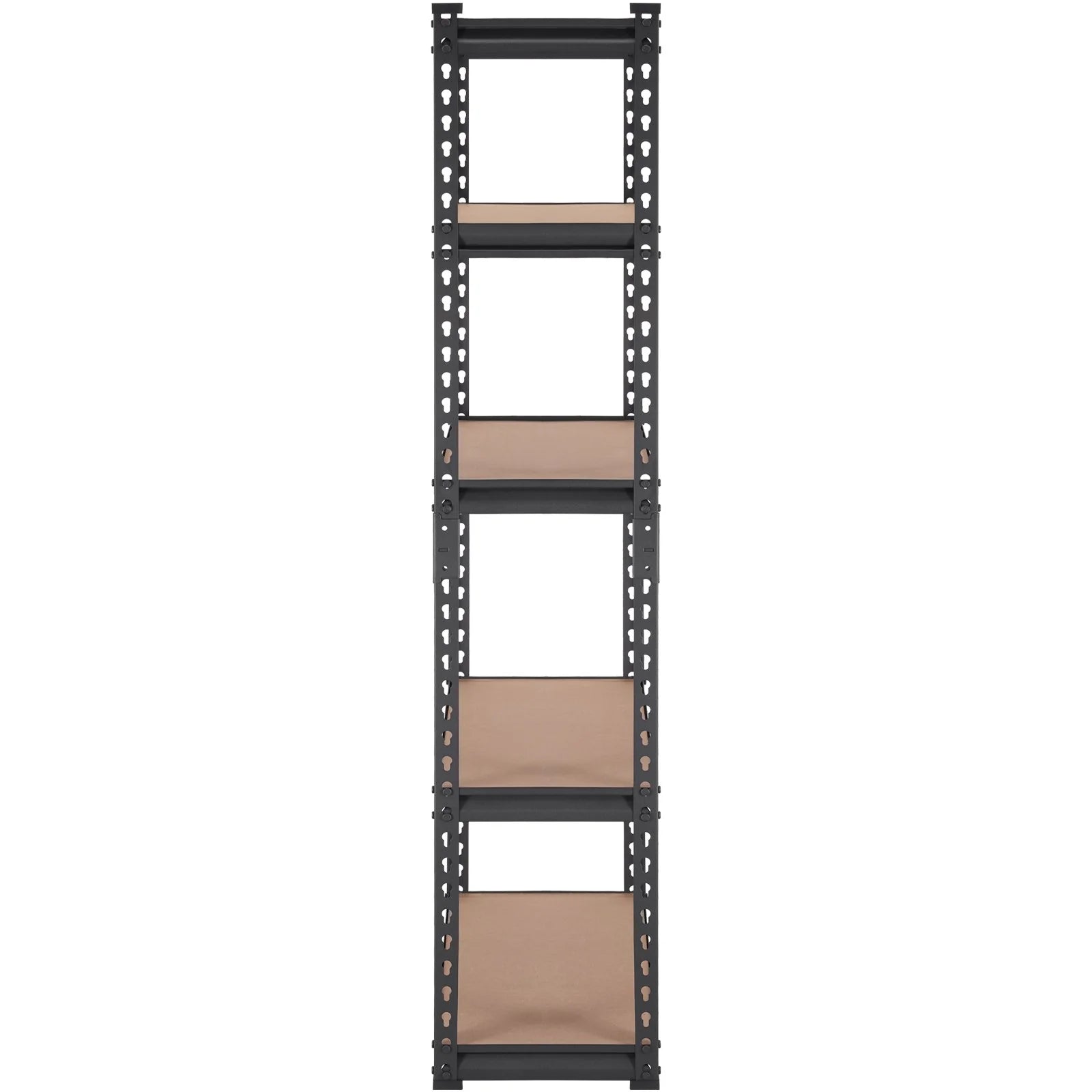 VEVOR Storage Shelving Unit, 5-Tier Adjustable, 2000 Lbs Capacity, Heavy Duty Garage Shelves Metal Organizer Utility Rack, Black, 30 L X 12 W X 60 H for Kitchen Pantry Basement Bathroom Laundry
